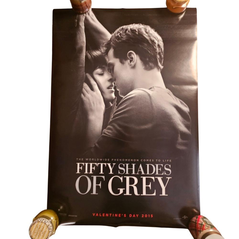 Fifty Shades of Grey 2015 Promo Movie Poster 27x40 Dakota‎ Johnson, Jamie Dornan